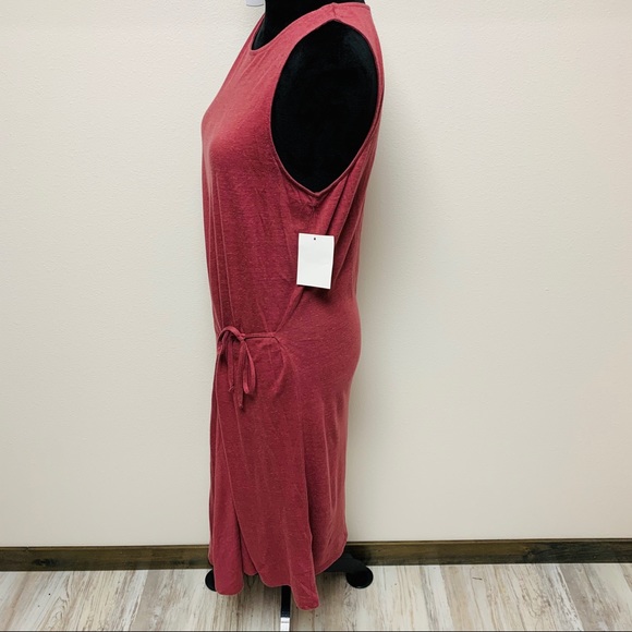 NEW Chelsea28 Asymmetrical Burgundy Tank Dress Sm - Picture 5 of 9